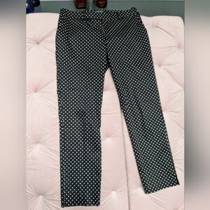 Ralph Lauren Black and White Polka Dot Pants
